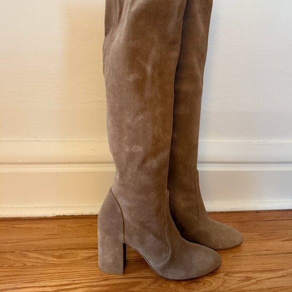 Stuart Weitzman Shoes - STUART WEITZMAN Yuliana Suede Knee-High Slouch Boots; Size 7